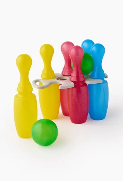 Set popice de bowling cu sclipici Ecoiffier