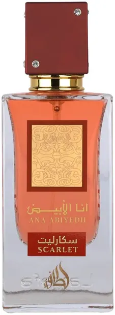 Lattafa Apă de parfum Ana Abiyedh Scarlet, 60 ml