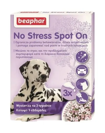 BEAPHAR No Stress Pipete anti stres caini 3x0,7 ml