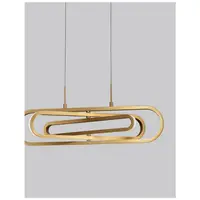 Lampa suspendata ARTE Auriu Aluminiu & Acrylic LED 50 Wat 230 Volt 3500Lm 3000K IP20