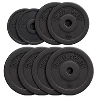 Set discuri din plastic umplute cu ciment 27.5 kg - 2 x 1.25 kg, 2 x 2.5 kg și 4