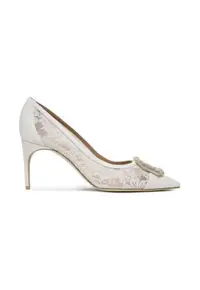 Pantofi dama Monroe 70-10 - piele naturala - alb - Alb