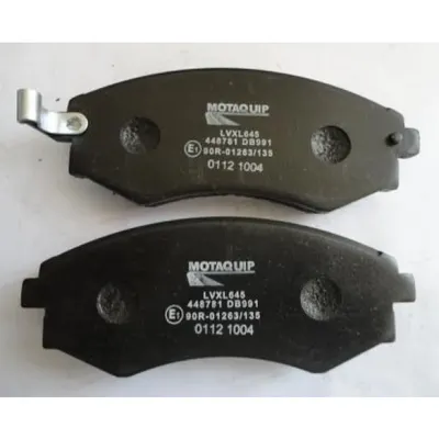Set placute frana, frana disc MOTAQUIP LVXL645