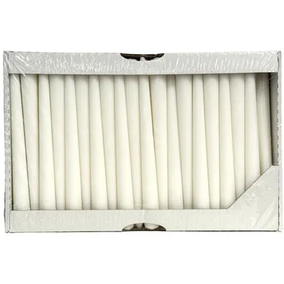 Lumanare Conica, Alba, Bolsius, 100 Bucati