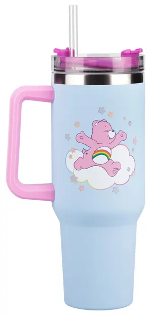 Cană de călătorie Paladone Animation: Care Bears - Cheer Bear, 1200 ml