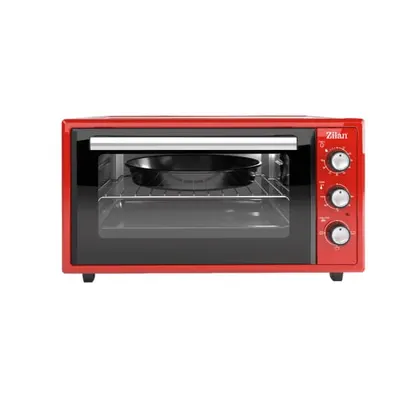 Cuptor electric, putere 2000W, capacitate 45l, 3trepte de putere, rosu ZILAN / ZLN5650 Engros