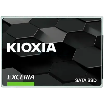 Ssd Kioxia Exceria 960gb Sata, 2.5", 7mm, Read/write: 555/540 Mbps, Iops 81k/88k, Tbw: 240