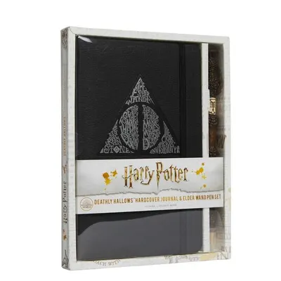Harry Potter: Deathly Hallows Hardcover Journal and Elder Wand Pen Set