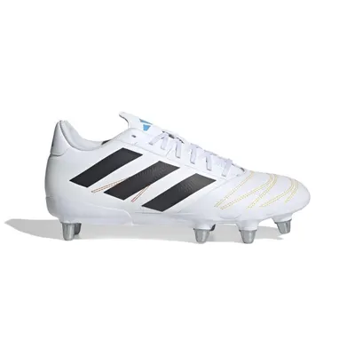 Ghete de rugby Adidas Kakari Elite SG Blanc