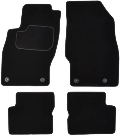 Covorase auto (set, velur, 4 bucati, culoare negru) OPEL CORSA D intre 2006-2014