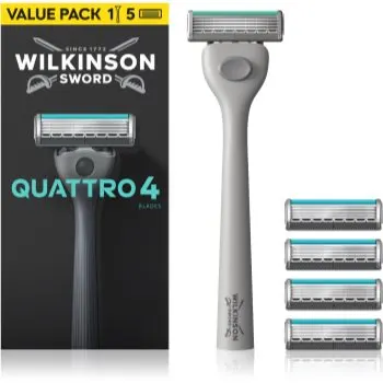 Wilkinson Sword Quattro aparat de ras + lame de rezervă