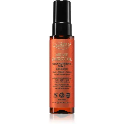 puroBIO Cosmetics Mirage Energy Oil ulei multifunctional pentru față, corp și păr 100 ml