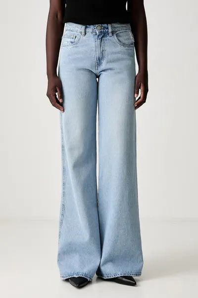 Coperni blugi wide leg pentru femei Wide Leg Denim