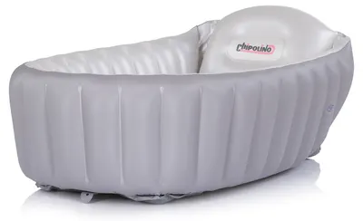 Cadă cu pompă Chipolino - Baby Cloud, gri