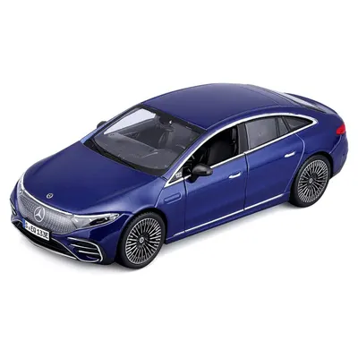 Masinuta Mercedes Benz EQS, Maisto, 1:27, Albastru