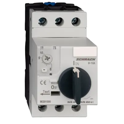 Intreruptor de protectie motoare BE2, 3-poli, 6-10A