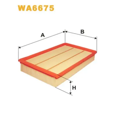 Filtru aer WIX FILTERS WA6675