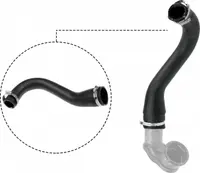 Furtun Intercooler Dreapta (Fata Inferior, diametru 37 58mm, lungime 430mm, negru) potrivit CHEVROLET CRUZE, ORLANDO; OPEL ASTRA J, ASTRA J GTC, CASCADA, ZAFIRA C 1.4 1.4LPG 2.0D 09.09