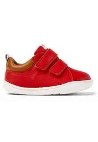 Pantofi din piele cu inchidere velcro Peu Cami - Rosu vermillion