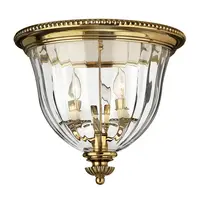 Corp de iluminat decorativ pentru exterior, Cambridge 3 Light Flush Mount