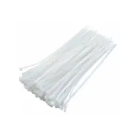 Colier plastic alb 3x150, 100 bucăți FLOW