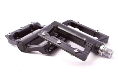 Bmx Pedale Acme 9/16" S/b Aluminiu Negru Khebikes