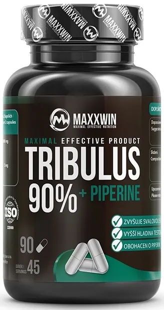 Tribulus 90% + Piperine, 90 capsule, Maxxwin