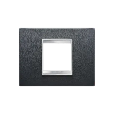 Placa ornament Chorus LUX - LEATHER - 2 module- BLACK - CHORUS
