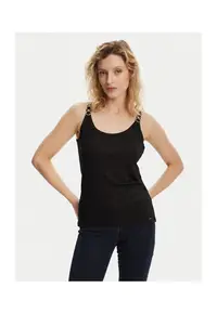 Top dama 251-DIDOA - Viscoza/Poliester - Negru - Negru