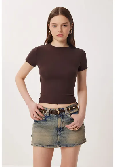 Tricou dama Happiness Istanbul - maro