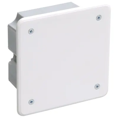 Pull box pentru hollow walls (in set with self-drilling screws, metal claws si a cov er) KM41021 92x92x45mm