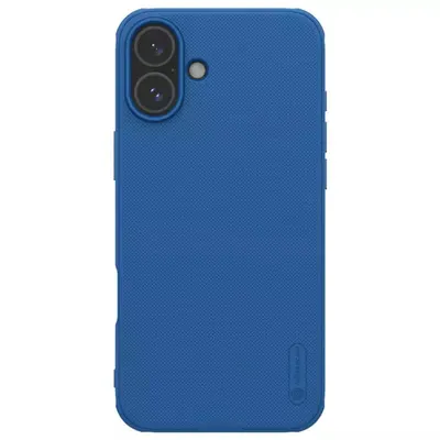 Husa Super Frosted Shield Nilkin, Pentru iPhone 16, Design Texturat, Ultra Protectie, Albastru Engros