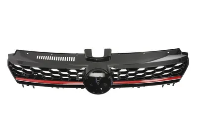 Grila fata potrivit VW GOLF 7 VII dupa 2012 - GTI, negru/rosu