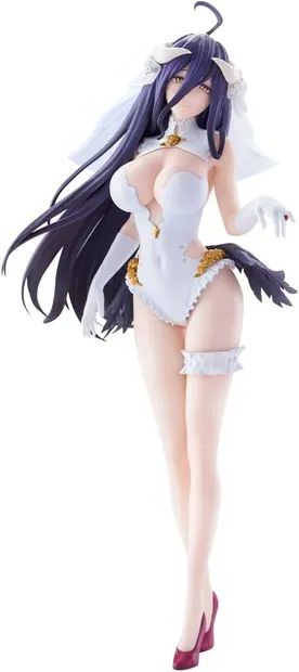 Statuetă Banpresto Animation: Overlord - Albedo (Glitter & Glamorous) (Wedding Ver.), 27 cm