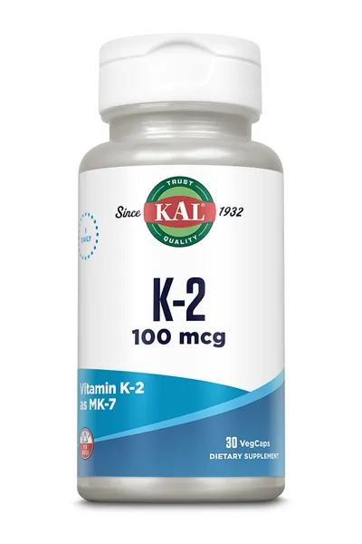 Vitamina K2 100mcg Kal, 30 capsule, Secom