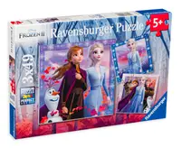 Puzzle Ravensburger din 3 х 49 piese - Frozen 2