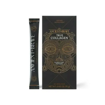True Collagen powder (15 plicuri x 5 grame), Ancient and Brave