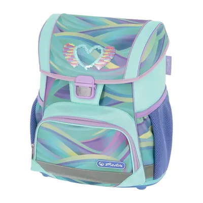 Ghiozdan scolar, 37x31x22cm, Loop Minty Love, Herlitz