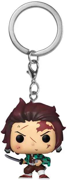Breloc Funko Pocket POP! Animation: Demon Slayer - Tanjiro Kamado