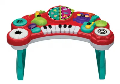 Jucărie interactivă 10 în 1 Infantino B Kids - Centru muzical, roșu