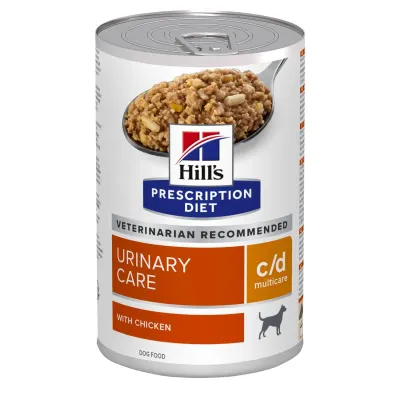 Conserva dietetica pentru caini Hill s PD Urinary Care C D cu pui 370 gr