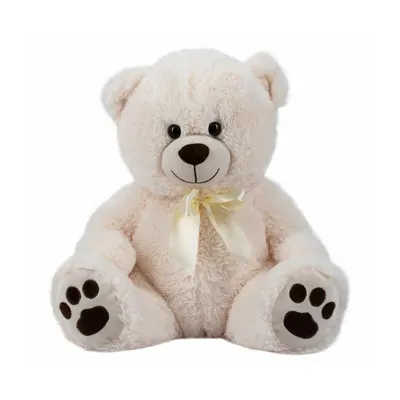Ursulet de plus, Free2Play, Teddy Bear Cuddly, 38 cm, White