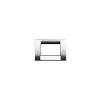 Placa ornament 3 module Vimar(Idea)metal brushed nickel