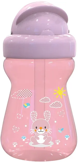 Sticluță sport Lorelli Baby Care - Animals, 200 ml, roz