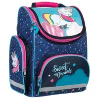 Ghiozdan scolar ergonomic Derform - Unicorn, cu 1 compartiment