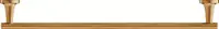 Bara prosop Duravit Starck T 0099420400, montare pe perete, 600 mm, metal, Bronz mat