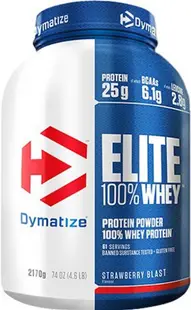 Elite 100% Whey, strawberry blast, 2170 g, Dymatize