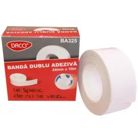 Banda adeziva dubla 24 x 10 Daco