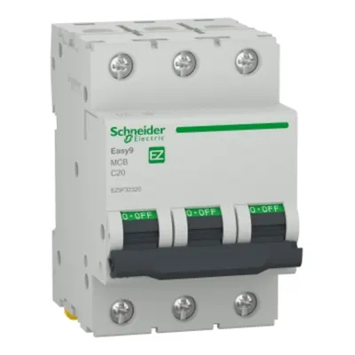 Easy9 Intreruptor automat 3P 4500 A C 20A