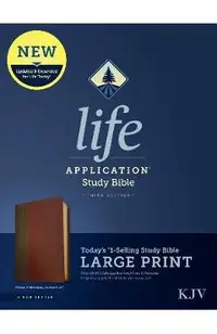 KJV Life Application Study Bible, Third Edition, Large Print (Red Letter, Leatherlike, Brown/Mahogany)